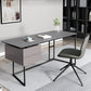 Modern Stone Top Office Desk Rectangle Task Desk with 2 Drawers for Home Clearhalo 'furn' 'furn_office_desk' 'Furniture' 'Office Desks' 'Office Furniture' 'office_desk' 6917303