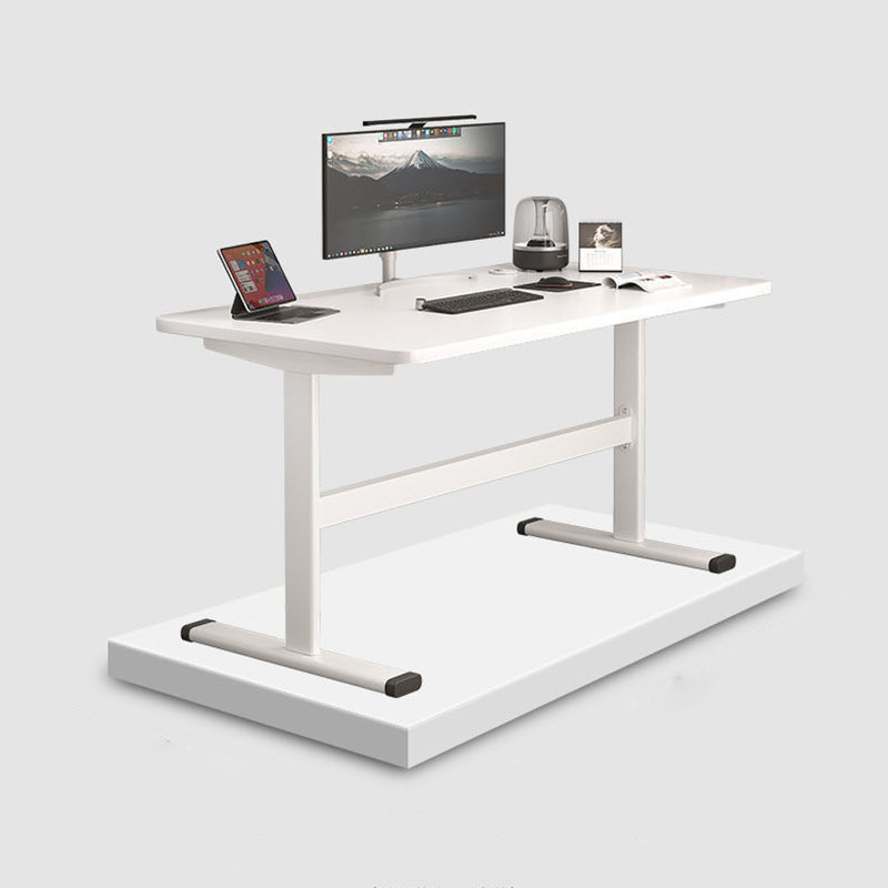 Bureau d'écriture en bois de style industriel 29.13 pouces de haut bureau avec des jambes en métal