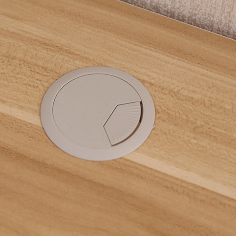 Modern houten kantoor bureau gratis formulier taakbureau met planken voor thuis