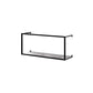 Closed Back Wall Mounted Book Shelf Metal Shelves Included Bookcase in Black 21.7"L x 7.9"W x 9.8"H Clearhalo 'Bookcases' 'furn' 'furn_bookcases' 'Furniture' 'Office Furniture' 6917888