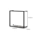 Closed Back Wall Mounted Book Shelf Metal Shelves Included Bookcase in Black Clearhalo 'Bookcases' 'furn' 'furn_bookcases' 'Furniture' 'Office Furniture' 6917897