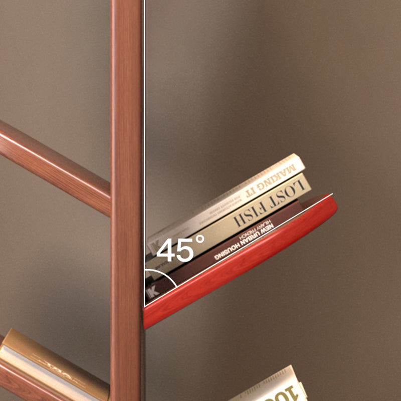 Bibliothèque en bois de style nordique Open Backshelf pour salle d'étude