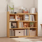 Engineered Wood Standard Bookcase Scandinavian Closed Back Bookshelf