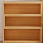 Engineered Wood Standard Bookcase Scandinavian Closed Back Bookshelf