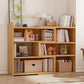 Engineered Wood Standard Bookcase Scandinavian Closed Back Bookshelf