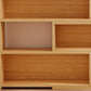 Engineered Wood Standard Bookcase Scandinavian Closed Back Bookshelf