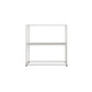 Scandinavian Open Back Standard Bookshelf Metal Bookcase for Study Room