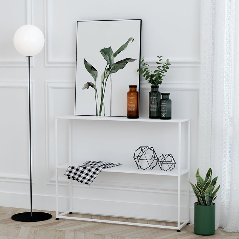 Scandinavian Open Back Standard Bookshelf Metal Bookcase for Study Room