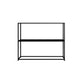 Scandinavian Open Back Standard Bookshelf Metal Bookcase for Study Room