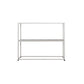Scandinavian Open Back Standard Bookshelf Metal Bookcase for Study Room