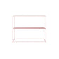Scandinavian Open Back Standard Bookshelf Metal Bookcase for Study Room