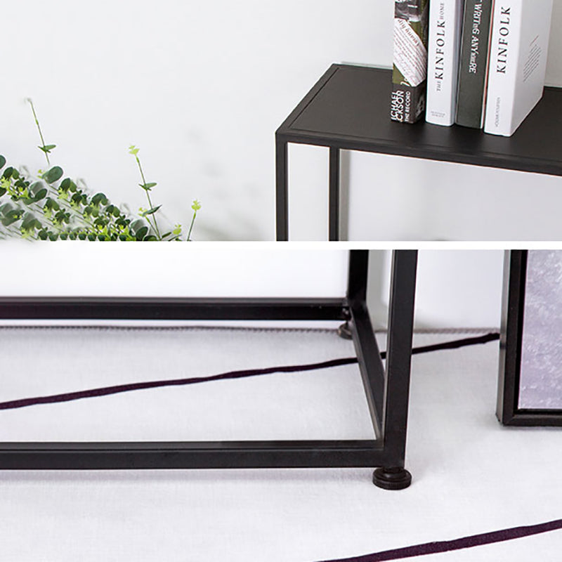 Scandinavian Open Back Standard Bookshelf Metal Bookcase for Study Room