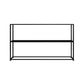 Scandinavian Open Back Standard Bookshelf Metal Bookcase for Study Room