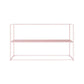 Scandinavian Open Back Standard Bookshelf Metal Bookcase for Study Room