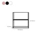 Scandinavian Open Back Standard Bookshelf Metal Bookcase for Study Room