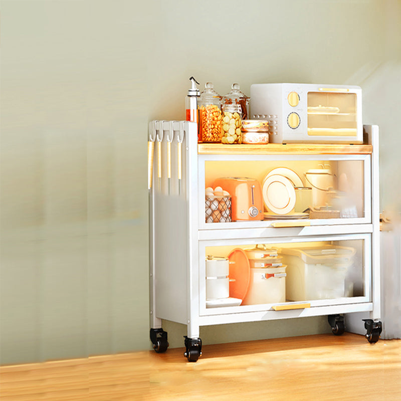 Standaard metalen boekenplank Glam Gesloten Back -boekenkast met kasten