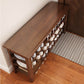 Modern Entryway Bench Wooden Seating Bench with Shelves , 12 inch W Clearhalo 'Benches' 'Chairs & Seating' 'furn' 'furn_benches' 'Furniture' 'Living Room Furniture' 6918123