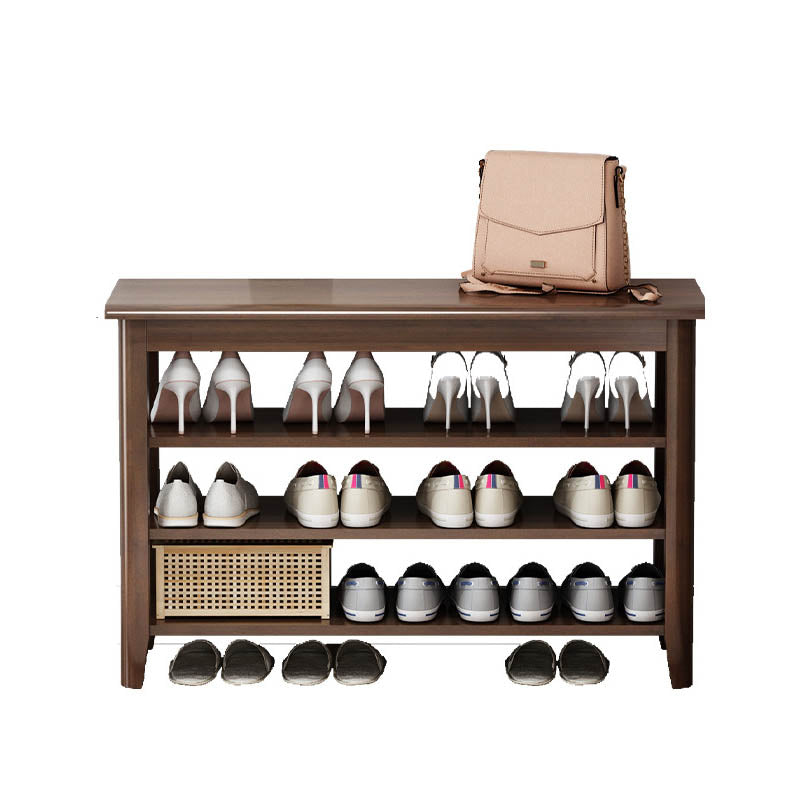 Modern Entryway Bench Wooden Seating Bench with Shelves , 12 inch W https: res.litfad.com site img item 2022 12 12 6918127 1200x1200.jpg Clearhalo 'Benches' 'Chairs & Seating' 'furn' 'furn_benches' 'Furniture' 'Living Room Furniture' 6918127