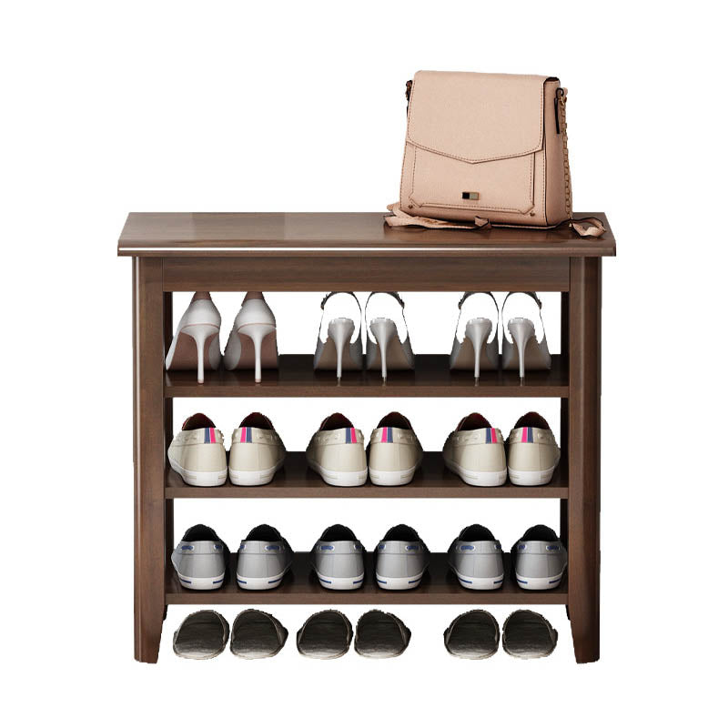 Modern Entryway Bench Wooden Seating Bench with Shelves , 12 inch W https: res.litfad.com site img item 2022 12 15 6918136 1200x1200.jpg Clearhalo 'Benches' 'Chairs & Seating' 'furn' 'furn_benches' 'Furniture' 'Living Room Furniture' 6918136