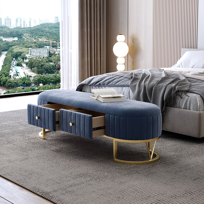 グラムクッション付き座席ベンチ玄関とベッドルームベンチ、18 "w