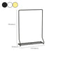Contemporary Metal Coat Rack Solid Color Coat Hangers with Storage Shelving