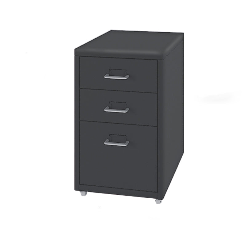 Contemporary File Cabinets Steel Frame Solid Color File Pedestal for Home Office Clearhalo 'Filing Cabinets' 'filling_cabinets' 'furn' 'furn_filling_cabinets' 'Furniture' 'Office Furniture' 6918369