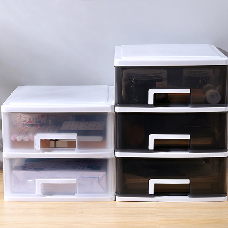 Vertical Filing Cabinet Transparent Drawers Plastic Modern Filing Cabinet Clearhalo 'Filing Cabinets' 'filling_cabinets' 'furn' 'furn_filling_cabinets' 'Furniture' 'Office Furniture' 6918379