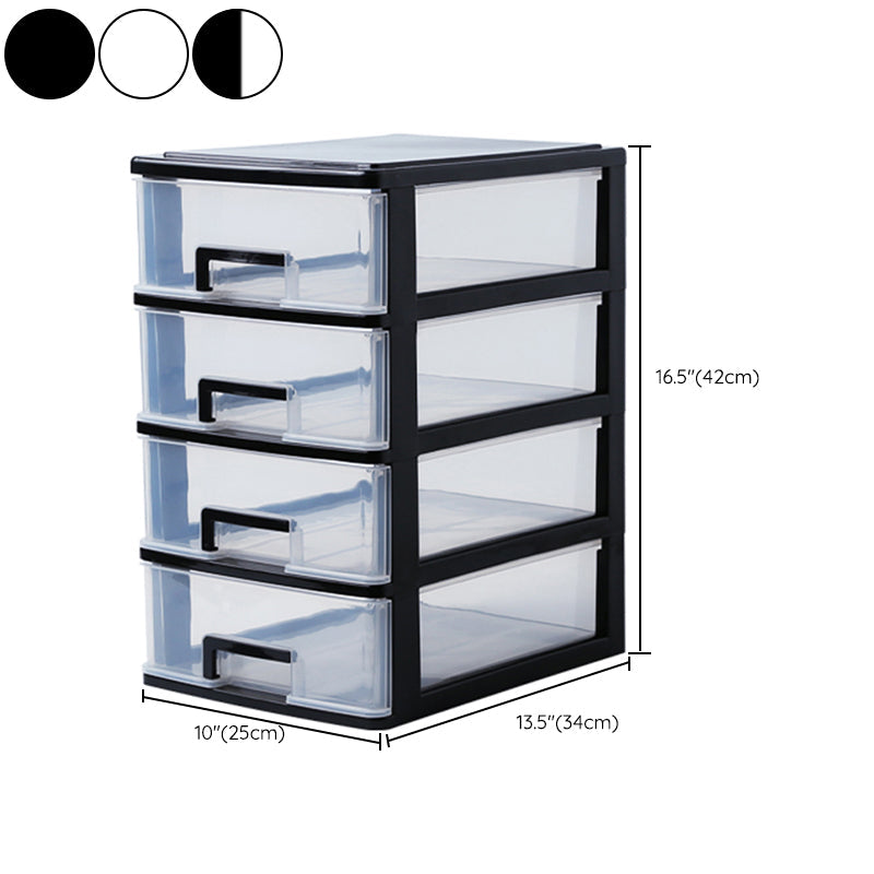 Vertical Filing Cabinet Transparent Drawers Plastic Modern Filing Cabinet Clearhalo 'Filing Cabinets' 'filling_cabinets' 'furn' 'furn_filling_cabinets' 'Furniture' 'Office Furniture' 6918404