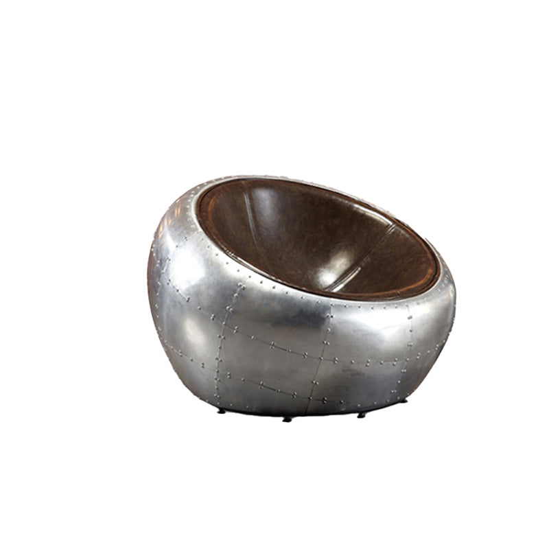 Estilo contemporáneo Sofá de cuero genuino asientos en marrón