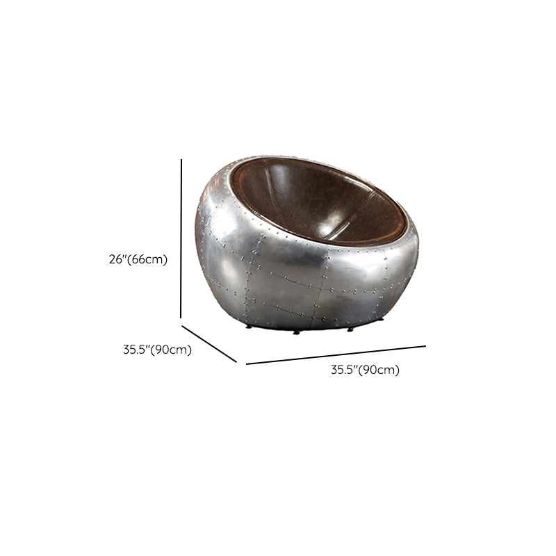 Estilo contemporáneo Sofá de cuero genuino asientos en marrón