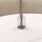 Table basse ou table de bout en ardoise à chevalet de table de cocktail ovale moderne