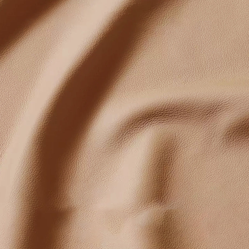 Sofá de brazo cuadrado de cuero marrón genuino estilo moderno para sala de bonificación