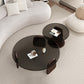 Glass Top Coffee Table Contemporary 3 Legs Coffee Cocktail Table Clearhalo 'Coffee & Accent Tables' 'Coffee Tables' 'coffee_tables' 'furn' 'furn_coffee_tables' 'Furniture' 'Living Room Furniture' 6918824
