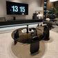 Glass Top Coffee Table Contemporary 3 Legs Coffee Cocktail Table Clearhalo 'Coffee & Accent Tables' 'Coffee Tables' 'coffee_tables' 'furn' 'furn_coffee_tables' 'Furniture' 'Living Room Furniture' 6918839