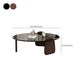 Glass Top Coffee Table Contemporary 3 Legs Coffee Cocktail Table Clearhalo 'Coffee & Accent Tables' 'Coffee Tables' 'coffee_tables' 'furn' 'furn_coffee_tables' 'Furniture' 'Living Room Furniture' 6918840