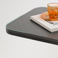 Contemporary C-shape Side Table Black/Gold Metal Side End Snack Table