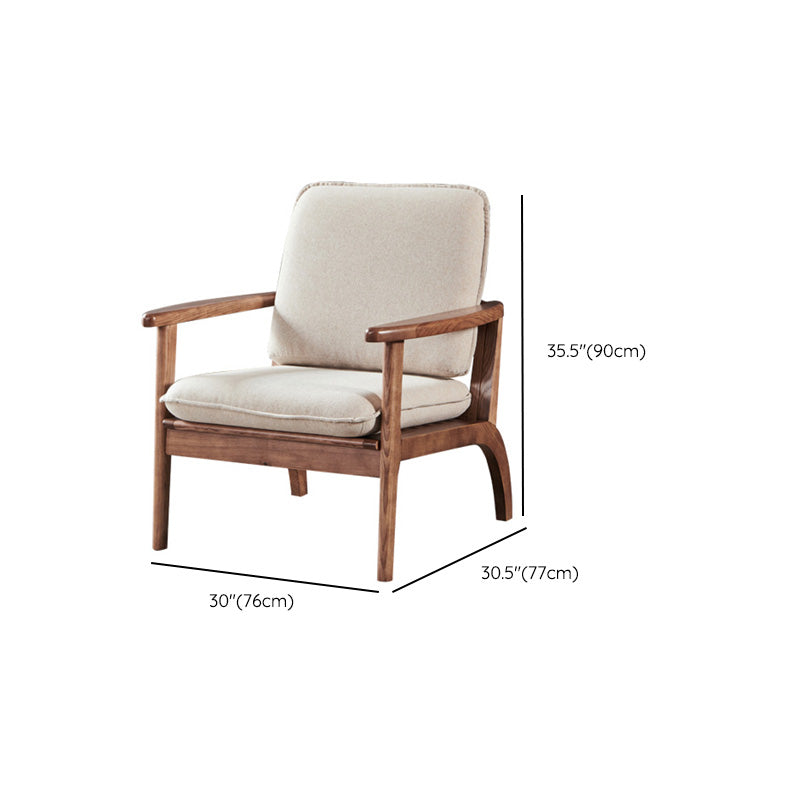 Fabric Sofa in Wooden with Wood Arm Contemporary Living Room Seating Clearhalo 'furn' 'furn_sofas' 'Furniture' 'Living Room Furniture' 'Sofa' 'sofas' 6918926