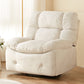 Contemporary Fabric Recliner Tufted Standard Recliner with Adjustable Headrest