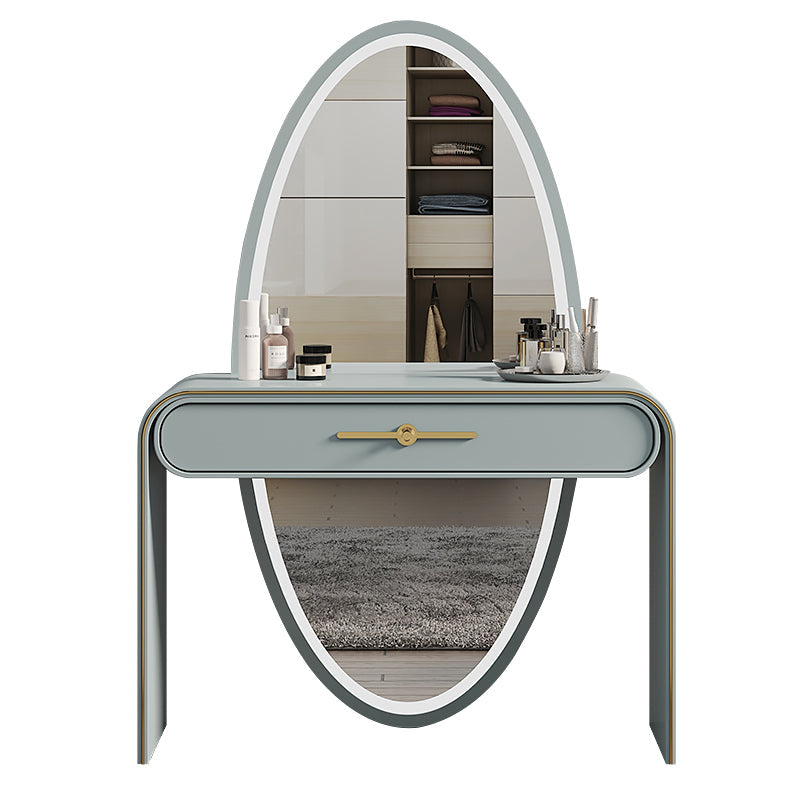 Magno de tocador de madera Juego de taburetes de tocador 1 cajón