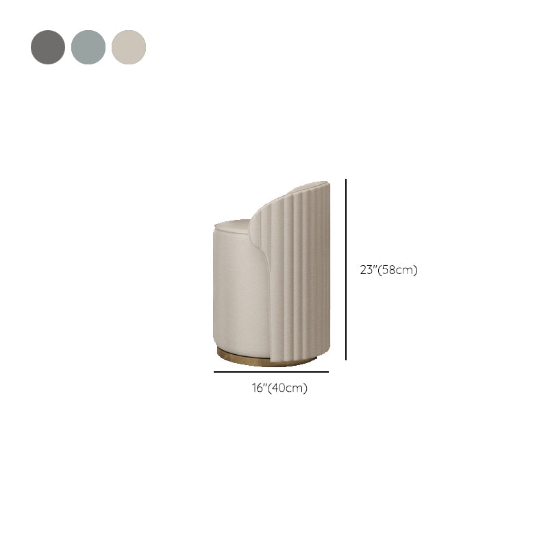 Magno de tocador de madera Juego de taburetes de tocador 1 cajón