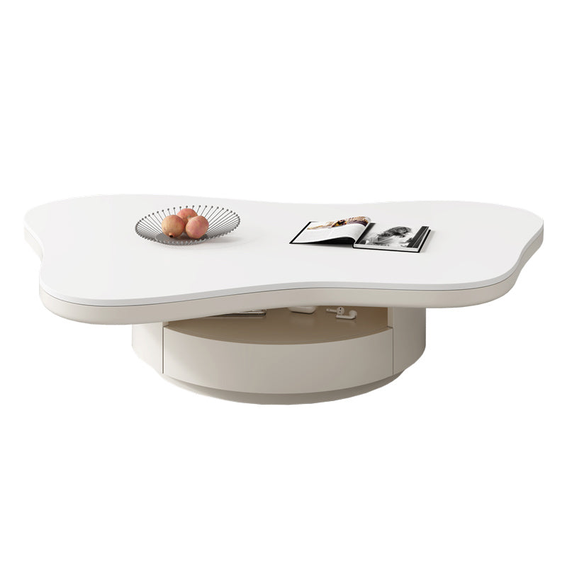 Slate Top Coffee Table Abstract Coffee Cocktail Table with Storage Drawers Clearhalo 'Coffee & Accent Tables' 'Coffee Tables' 'coffee_tables' 'furn' 'furn_coffee_tables' 'Furniture' 'Living Room Furniture' 6919220