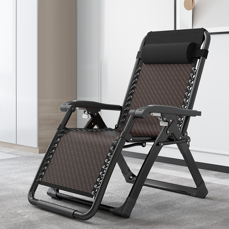 Sedia pieghevole in metallo in metallo standard in metallo contemporaneo