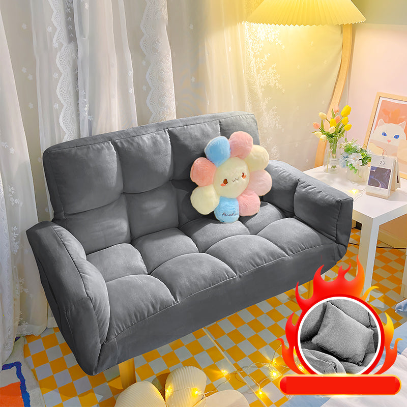 Salon canapé velours de style contemporain