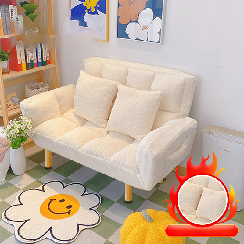 Salon canapé velours de style contemporain