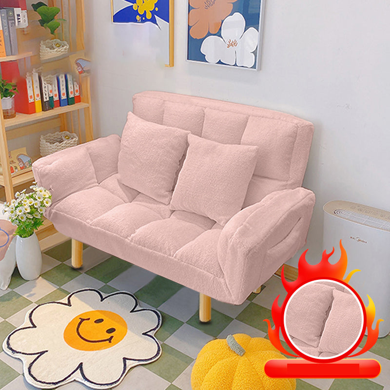 Salon canapé velours de style contemporain