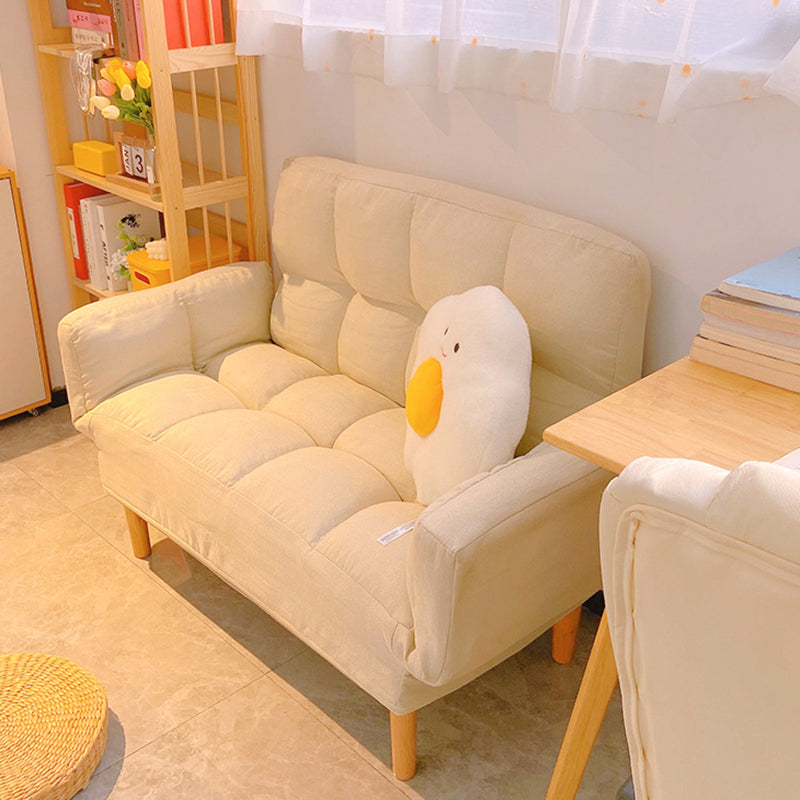 Salon canapé velours de style contemporain