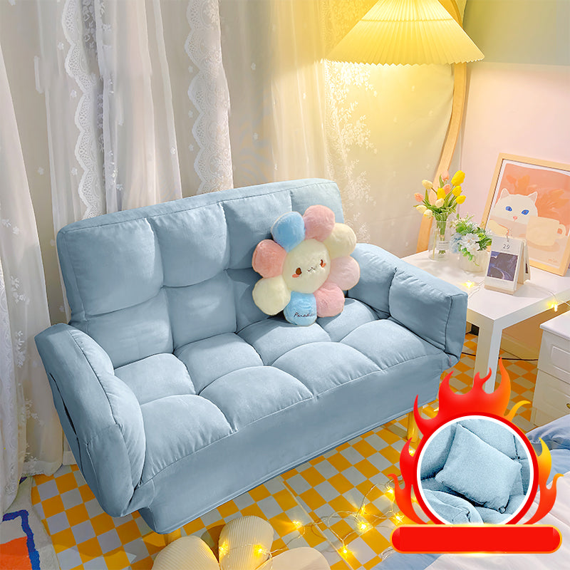 Salon canapé velours de style contemporain