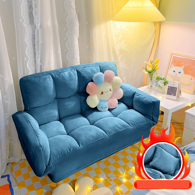 Salon canapé velours de style contemporain