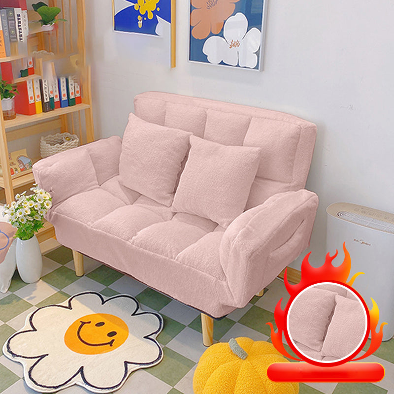 Salon canapé velours de style contemporain