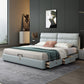 Mattress Included Platform Bed Frame Upholstered Headboard Platform Bed Clearhalo 'Bedroom Furniture' 'Beds' 'furn' 'furn_beds' 'Furniture' 6919451